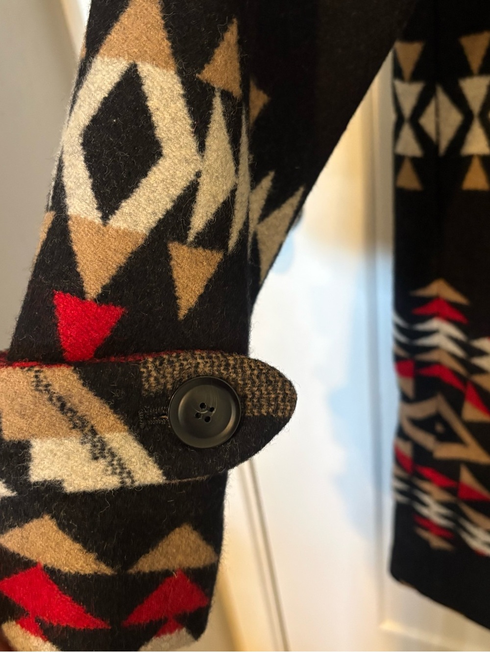 Women’s Pendleton Wool Southwestern Blanket Coat – Excellent Used Condition